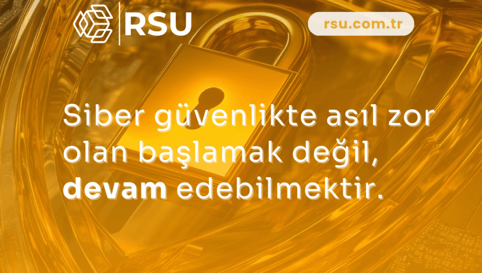 Siber güvenlikte asıl zor olan başlamak değil, devam edebilmektir.