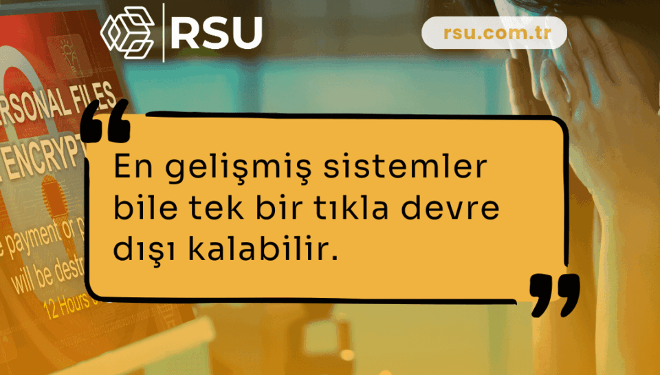 En gelişmiş sistemler bile tek bir tıkla devre dışı kalabilir.