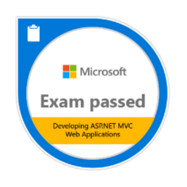 Microsoft Certified: Developing ASP.NET MVC Web Applications